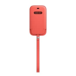Apple Nahkakuori iPhone 12 mini - Magsafe - Nahka Pinkki