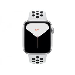 Apple Watch (Series 5) 2019 GPS 44 mm - Alumiini Hopea - Nike Sport band