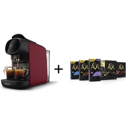 Kapseli ja espressokone Nespresso-yhteensopiva Philips L'OR Barista Sublime LM9012/55 0,8000L - Musta/Punainen