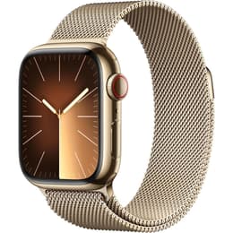 Apple Watch Series 9 (2023) GPS + Cellular 45 mm - Ruostumaton teräs Kulta - Milanese loop Kulta