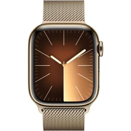 Apple Watch Series 9 (2023) GPS + Cellular 45 mm - Ruostumaton teräs Kulta