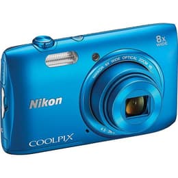 Kompaktikamera Coolpix S3600 - Sininen + Nikon Nikkor Wide Optical Zoom VR f/3.7-6.6