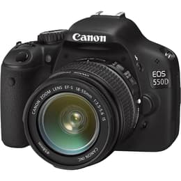 Reflex Canon EOS 550D - Musta + Objektiivi Canon EF-S 18-55mm f/3.5-5.6 II