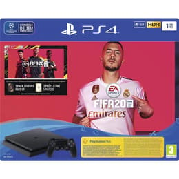 PlayStation 4 Slim 1000GB - Musta + FIFA 20