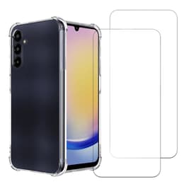 Kuori Galaxy A55 ja 2 suojakalvo - TPU - Läpinäkyvä