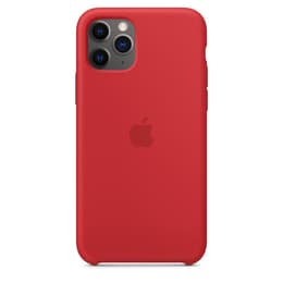 Apple Silikonikuori iPhone 11 Pro Max - Silikoni Punainen