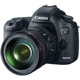 Yksisilmäinen peiliheijastuskamera EOS 5D Mark III - Musta + Canon EF 24-105mm f/4L IS USM f/4