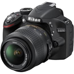 Reflex Nikon D3200 - Musta + Objektiivi Nikon 27-84mm f/3.5-5.6G VR II