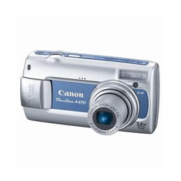 Canon PowerShot A470 - Harmaa + Canon Zoom Lens 3.4x 6,3-21,6mm f/3.0-5.8
