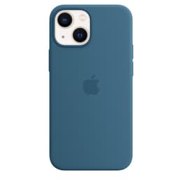 Apple Silikonikuori iPhone 13 Mini - Magsafe - Silikoni Sininen