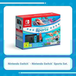 Switch 32GB - Musta + Nintendo Switch Sports