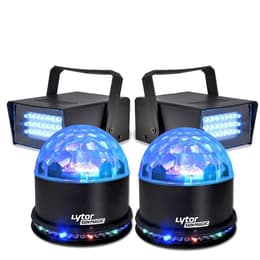 Lytor Pack EFFET FIESTA 2 SUNMAGIC + 2 LED STROBE BLANC Valaistus