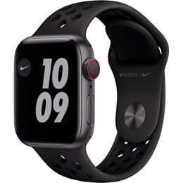 Apple Watch Series 6 (2020) GPS + Cellular 44 mm - Alumiini Tähtiharmaa - Nike Sport band Musta