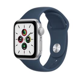 Apple Watch Series 8 (2022) GPS + Cellular 41 mm - Alumiini Hopea - Sport band Sininen