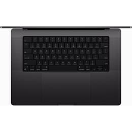 MacBook Pro 16" (2023) - Applen M3 Max ‑siru jossa on 16-ytiminen Maxsessori ja 40-ytiminen näytönohjain - 48GB RAM - SSD 1000GB - Tavallinen näyttö - QWERTY - Englanti