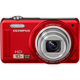 Kompaktikamera Olympus VR-310 Punainen + Objektiivi Olympus Wide Optical Zoom 24-240 mm f/3-5.7