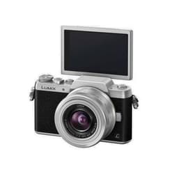 Hybridikamera Lumix DMC-GF7 - Harmaa/Musta + Panasonic Panasonic Lumix G Vario 12-32 mm f/3.5-5.6 ASPH f/3.5-5.6