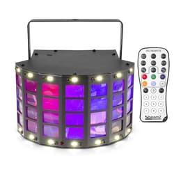 Lytor Lot de 4 jeux de lumière effet 2 DERBY à 4 LEDs RGBW + Etriers fixations + 2 Astro SUNMAGIC RVB Valaistus
