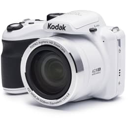 Puolijärjestelmäkamera PixPro AZ421 - Valkoinen + Kodak PixPro Aspheric HD Zoom Lens 42x Wide 24-1008mm f/3.0-6.8 f/3.0-6.8