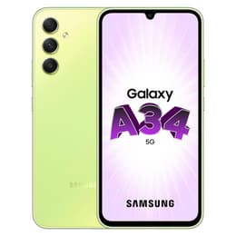Galaxy A34 128GB - Limetti - Lukitsematon - Dual-SIM