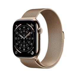Apple Watch Series 11 (2025) GPS 42 mm - Alumiini Ruusukulta - Milanese loop Kulta