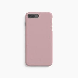 Kuori iPhone 7 Plus/8 Plus - Luonnollinen materiaali - Vaaleanpunainen (pinkki)