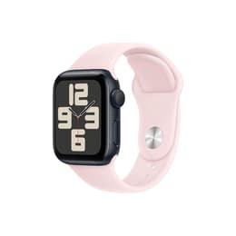 Apple Watch (Series SE) 2020 GPS 44 mm - Alumiini Harmaa - Sport loop Pinkki
