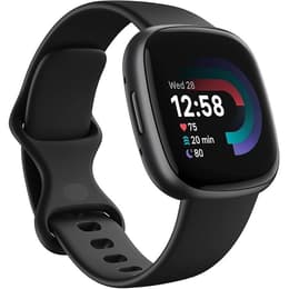 Kellot Fitbit Cardio GPS Versa 4 Fitness - Musta