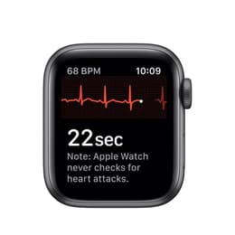 Apple Watch Series 5 (2019) GPS 44 mm - Alumiini Tähtiharmaa- Sport loop Musta
