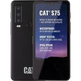 Cat S75 128GB - Musta - Lukitsematon - Dual-SIM