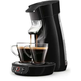 Espresso- kahvinkeitinyhdistelmäl Sensio-yhteensopiva Philips Senseo Viva Café HD6563/61 L - Musta