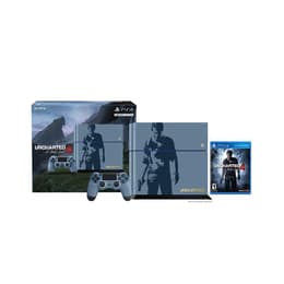 PlayStation 4 1000GB - Sininen - Rajoitettu erä Uncharted 4 + Uncharted 4