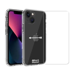 Back Market Kuori iPhone 13 mini ja suojaava näyttö - 60% Kierrätysmuovi - Läpinäkyvä