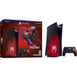 PlayStation 5 825GB - Punainen - Rajoitettu erä Marvel's Spider-Man 2 + No