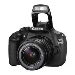 Yksisilmäinen peiliheijastuskamera EOS 1200D - Musta + Canon Canon EF-S IS II 18-55 mm f/3.5-5.6 f/3.5-5.6