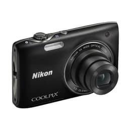 Kompaktikamera Nikon Coolpix S3100 - Musta + objektiivi Nikon Nikkor Wide Optical Zoom 26-130 mm f/3.2-6.5