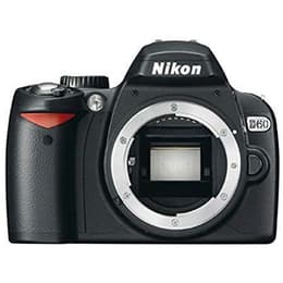 Yksisilmäinen peiliheijastuskamera Nikon D60 vain vartalo - Musta