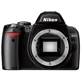 Yksisilmäinen peiliheijastuskamera Nikon D40 vain vartalo - Musta