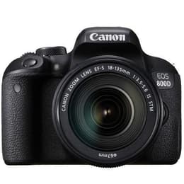 Reflex Canon EOS 800D - Musta + Objektiivi Canon 18-135mm f/3.5-5.6 IS STM