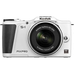 KODAK Pixpro - Hybrididigitaalikamera - S1 Valkoinen + Objektiivi Kodak Aspheric ED Lens 12-45 mm f/3.5-6.3