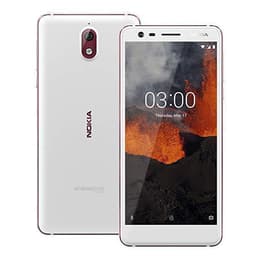 Nokia 3.1 16 GB Dual Sim - Valkoinen - Lukitsematon
