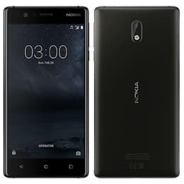 Nokia 3 16 GB Dual Sim - Musta - Lukitsematon