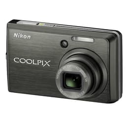 Kompaktikamera - Nikon CoolPix S600 Harmaa + Objektiivin Nikkor 4X Optical Zoom VR 5.0–20.0mm f/2.7-5.8