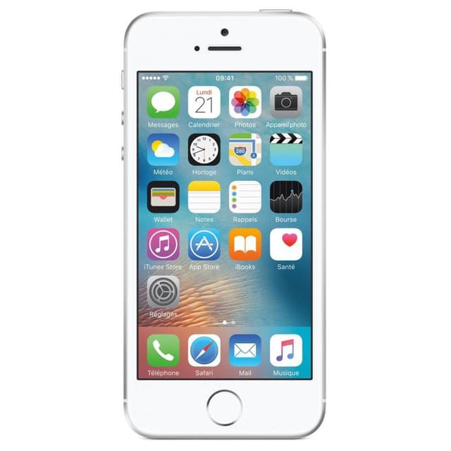 iPhone SE 16GB - Hopea - Lukitsematon