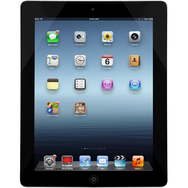 iPad 4 (Marraskuu 2012) 9,7" 32GB - WiFi - Musta - Ilman Sim-Korttipaikkaa