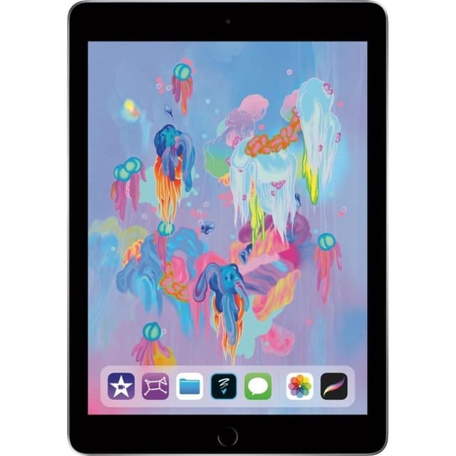 iPad 9,7" 6. sukupolvi (Maaliskuu 2018) 9,7" 32GB - WiFi - Tähtiharmaa - Ilman Sim-Korttipaikkaa