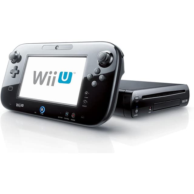Wii U Premium 32GB - Musta + Mario Kart 8