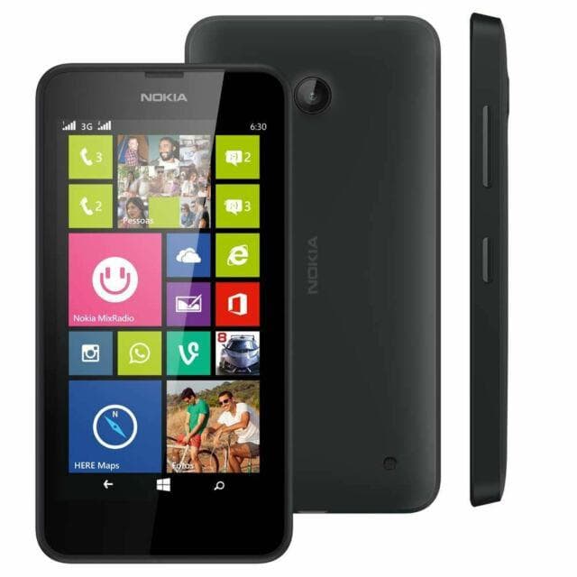 Nokia Lumia 630 - Musta- Lukitsematon