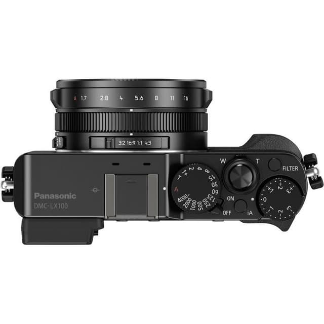 Kompaktikamera Panasonic Lumix DMC-LX100 - Musta + Objektiivi Panasonic 24-75mm f/1.7–2.8 ASPH