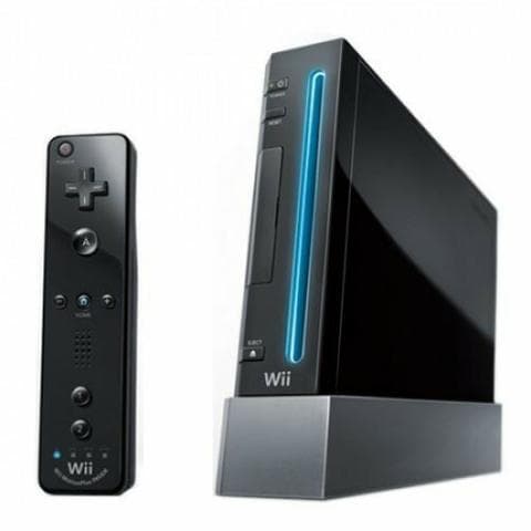 Konsoli Nintendo Wii +1 Ohjain - Musta
